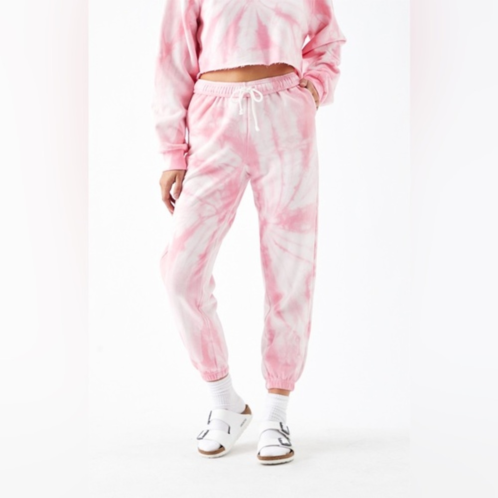 PacSun Hailey Pink Tie Dye‎ Sweatpants